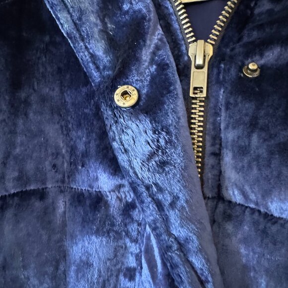 Free People Velvet Puffer Bomber Jacket - Picture 3 of 11